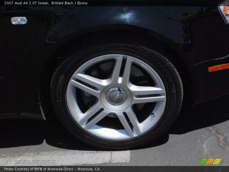 Brilliant Black / Ebony 2007 Audi A4 2.0T Sedan