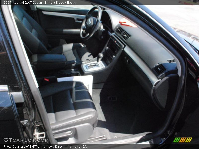 Brilliant Black / Ebony 2007 Audi A4 2.0T Sedan