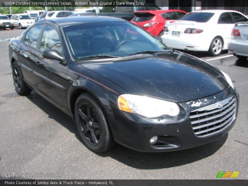 Brilliant Black Crystal / Dark Slate Gray 2004 Chrysler Sebring Limited Sedan