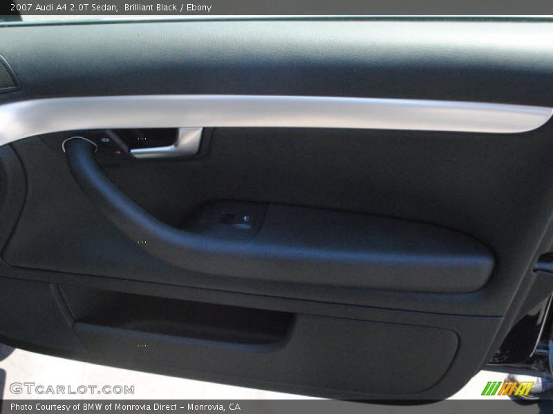 Brilliant Black / Ebony 2007 Audi A4 2.0T Sedan