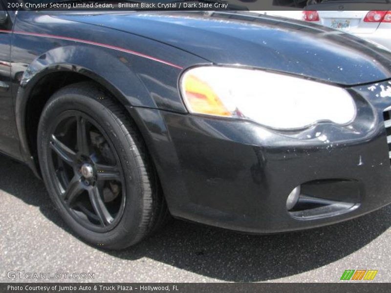 Brilliant Black Crystal / Dark Slate Gray 2004 Chrysler Sebring Limited Sedan