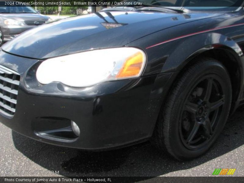 Brilliant Black Crystal / Dark Slate Gray 2004 Chrysler Sebring Limited Sedan