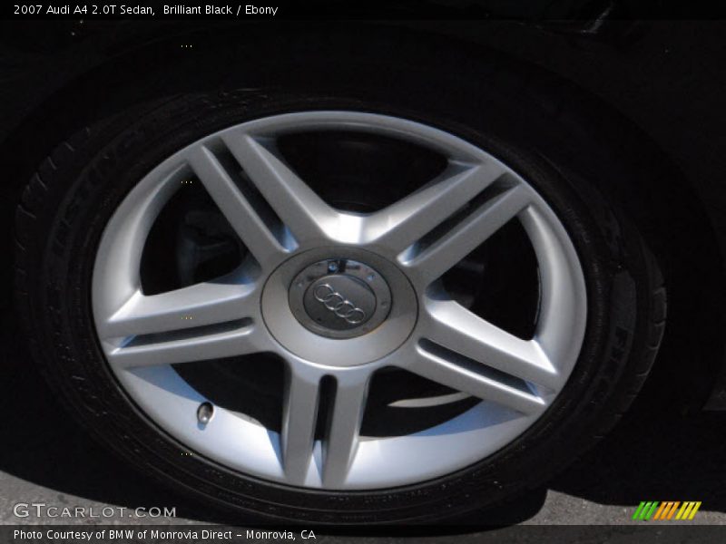 Brilliant Black / Ebony 2007 Audi A4 2.0T Sedan