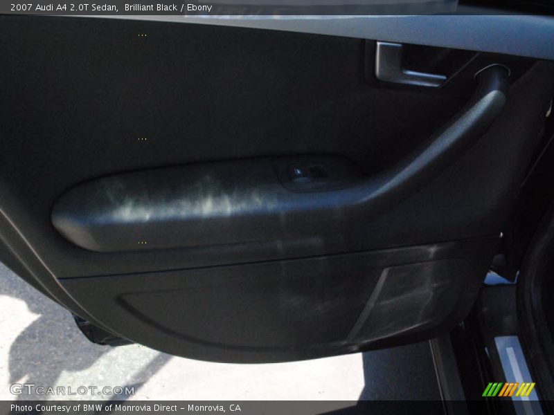 Brilliant Black / Ebony 2007 Audi A4 2.0T Sedan