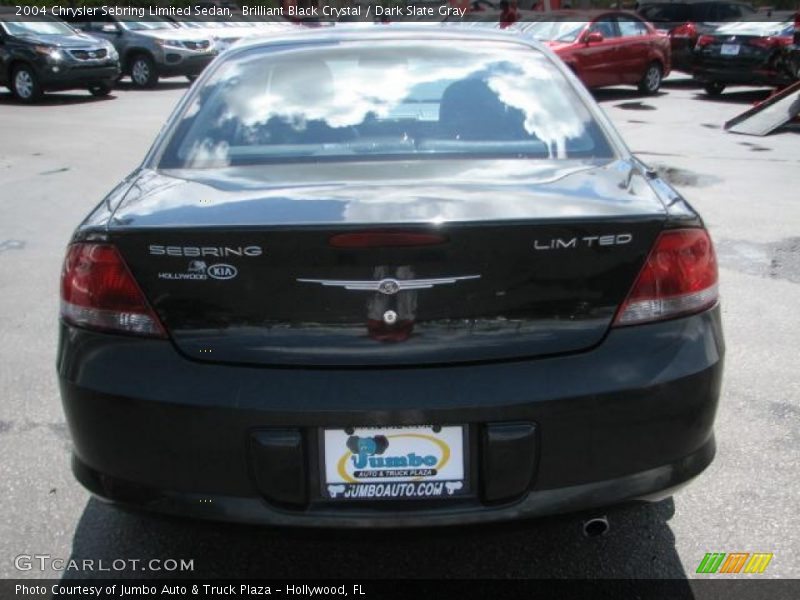 Brilliant Black Crystal / Dark Slate Gray 2004 Chrysler Sebring Limited Sedan