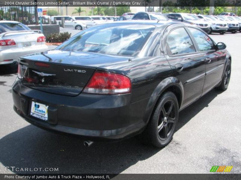 Brilliant Black Crystal / Dark Slate Gray 2004 Chrysler Sebring Limited Sedan