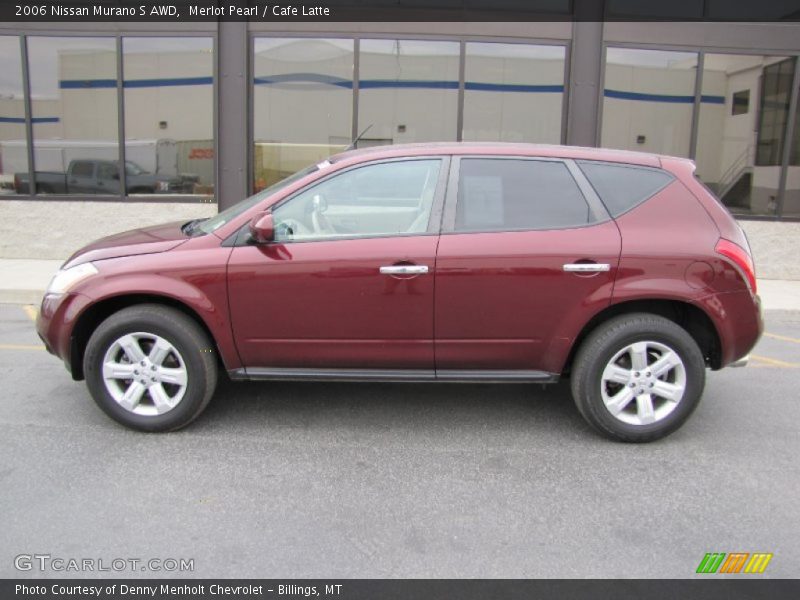 Merlot Pearl / Cafe Latte 2006 Nissan Murano S AWD