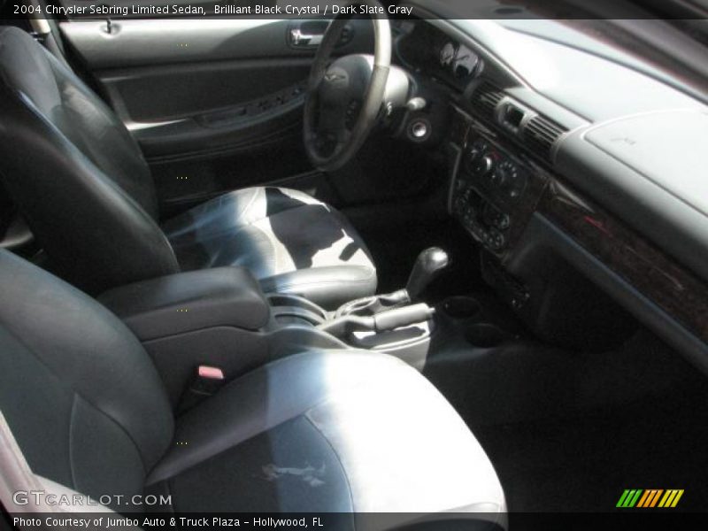 Brilliant Black Crystal / Dark Slate Gray 2004 Chrysler Sebring Limited Sedan