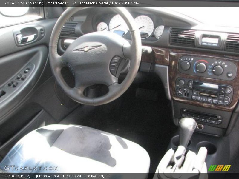 Brilliant Black Crystal / Dark Slate Gray 2004 Chrysler Sebring Limited Sedan