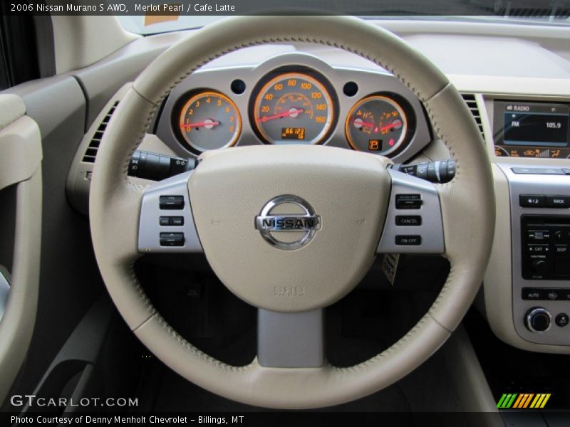 Merlot Pearl / Cafe Latte 2006 Nissan Murano S AWD