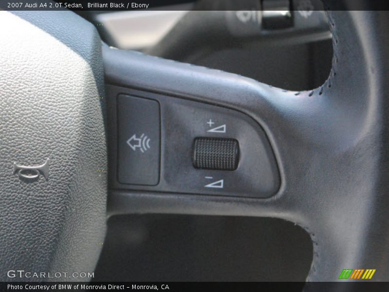 Brilliant Black / Ebony 2007 Audi A4 2.0T Sedan