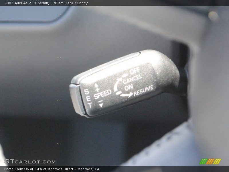 Brilliant Black / Ebony 2007 Audi A4 2.0T Sedan