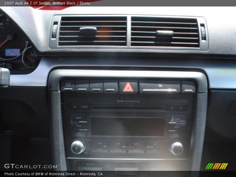 Brilliant Black / Ebony 2007 Audi A4 2.0T Sedan