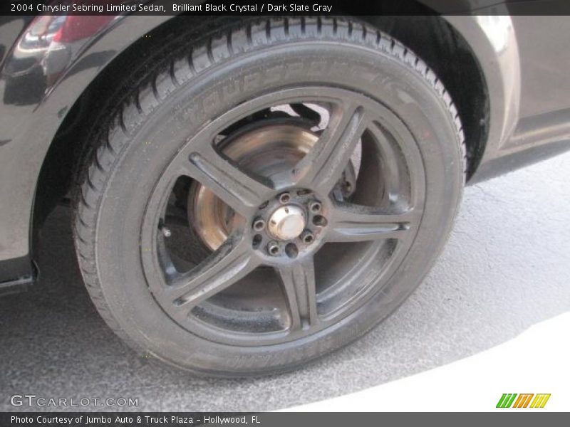 Brilliant Black Crystal / Dark Slate Gray 2004 Chrysler Sebring Limited Sedan
