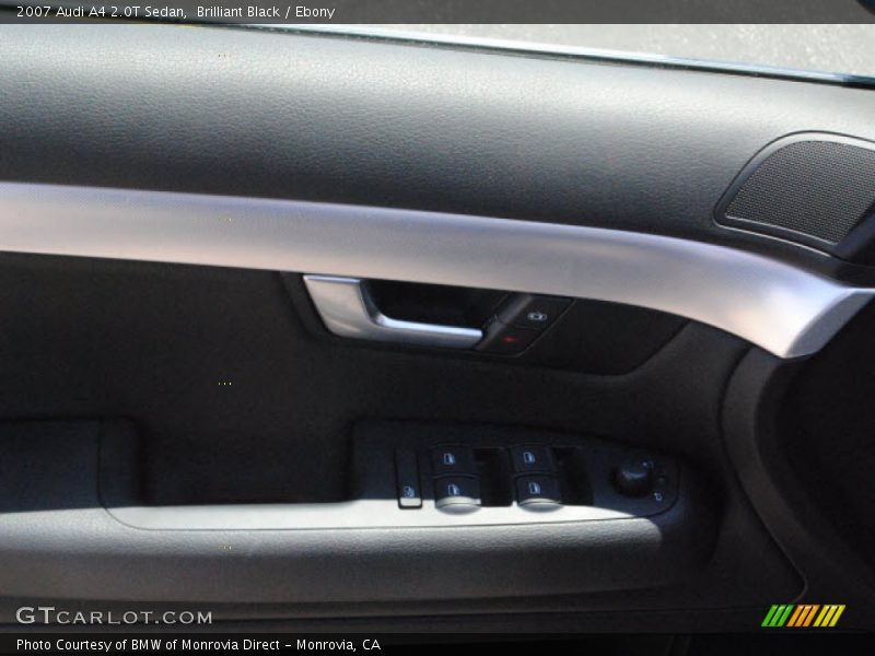 Brilliant Black / Ebony 2007 Audi A4 2.0T Sedan
