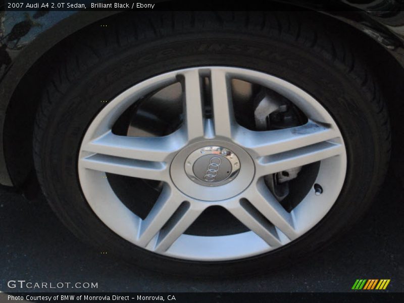Brilliant Black / Ebony 2007 Audi A4 2.0T Sedan
