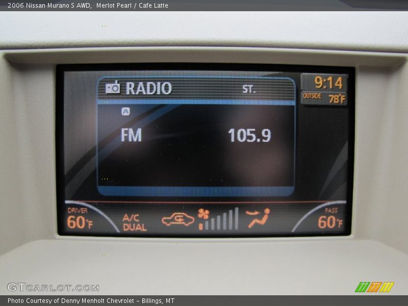 Merlot Pearl / Cafe Latte 2006 Nissan Murano S AWD