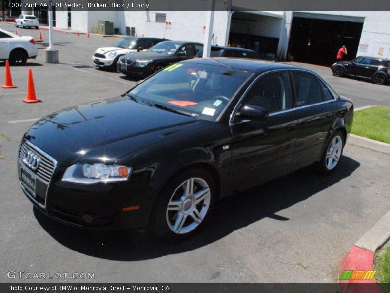 Brilliant Black / Ebony 2007 Audi A4 2.0T Sedan