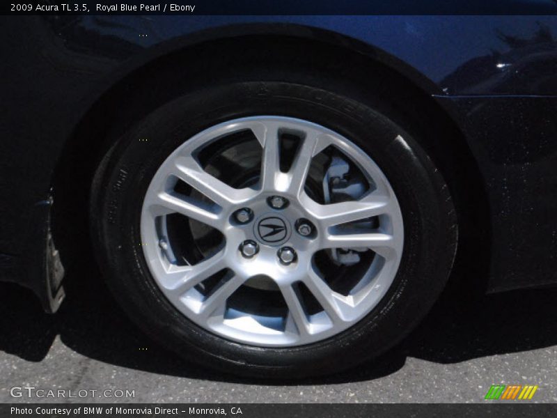 Royal Blue Pearl / Ebony 2009 Acura TL 3.5