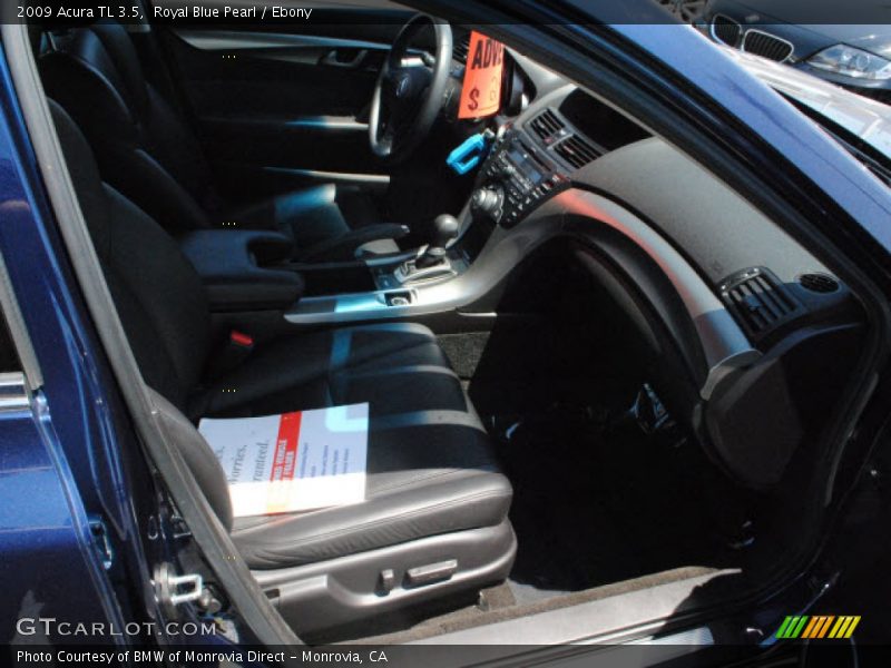 Royal Blue Pearl / Ebony 2009 Acura TL 3.5