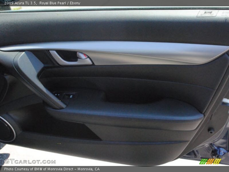 Royal Blue Pearl / Ebony 2009 Acura TL 3.5