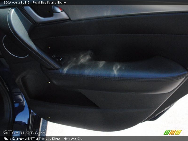 Royal Blue Pearl / Ebony 2009 Acura TL 3.5