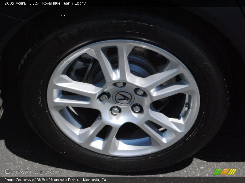 Royal Blue Pearl / Ebony 2009 Acura TL 3.5