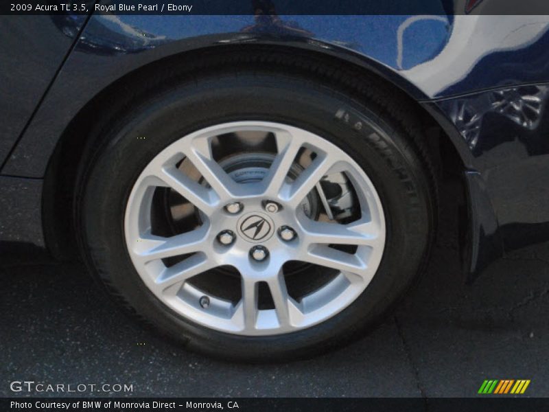 Royal Blue Pearl / Ebony 2009 Acura TL 3.5