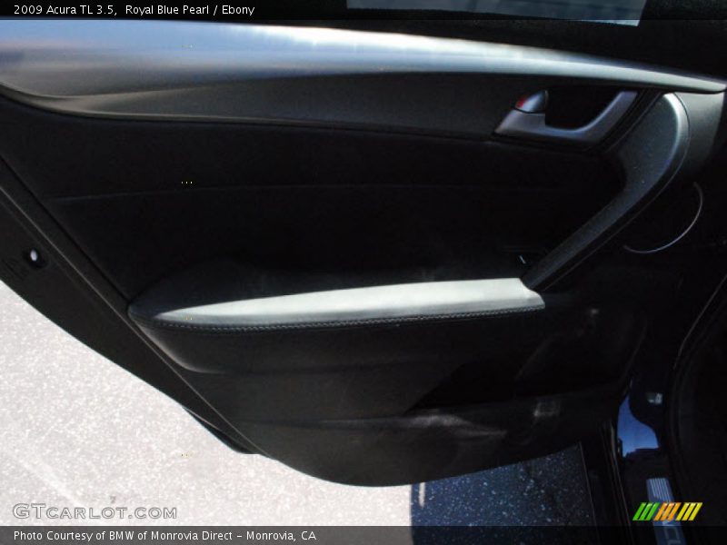 Royal Blue Pearl / Ebony 2009 Acura TL 3.5