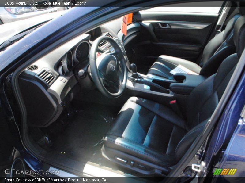 Royal Blue Pearl / Ebony 2009 Acura TL 3.5