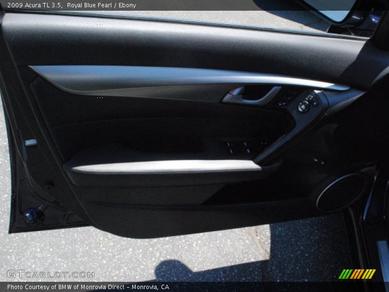 Royal Blue Pearl / Ebony 2009 Acura TL 3.5