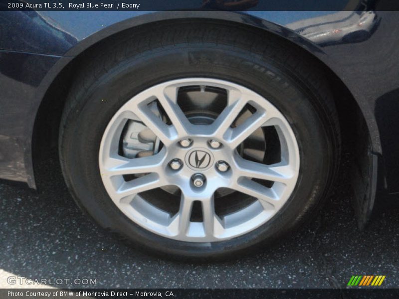 Royal Blue Pearl / Ebony 2009 Acura TL 3.5