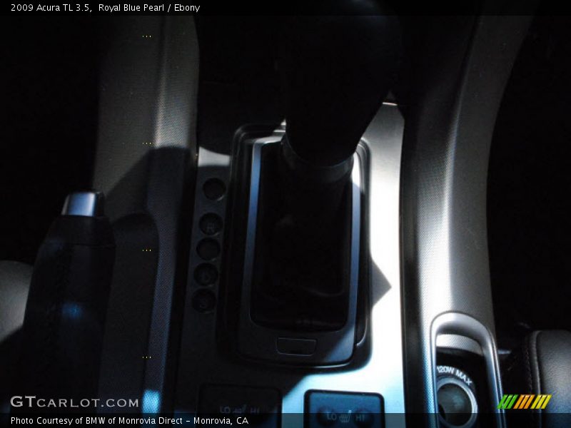 Royal Blue Pearl / Ebony 2009 Acura TL 3.5