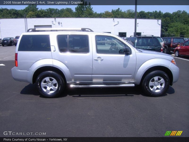 Silver Lightning / Graphite 2008 Nissan Pathfinder S 4x4