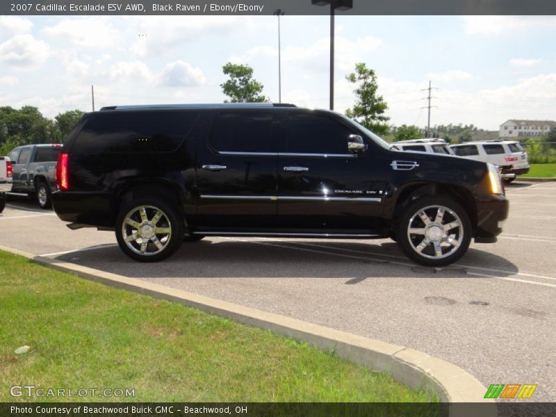 Black Raven / Ebony/Ebony 2007 Cadillac Escalade ESV AWD