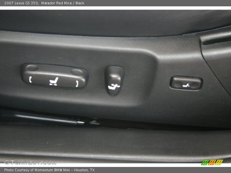 Matador Red Mica / Black 2007 Lexus GS 350