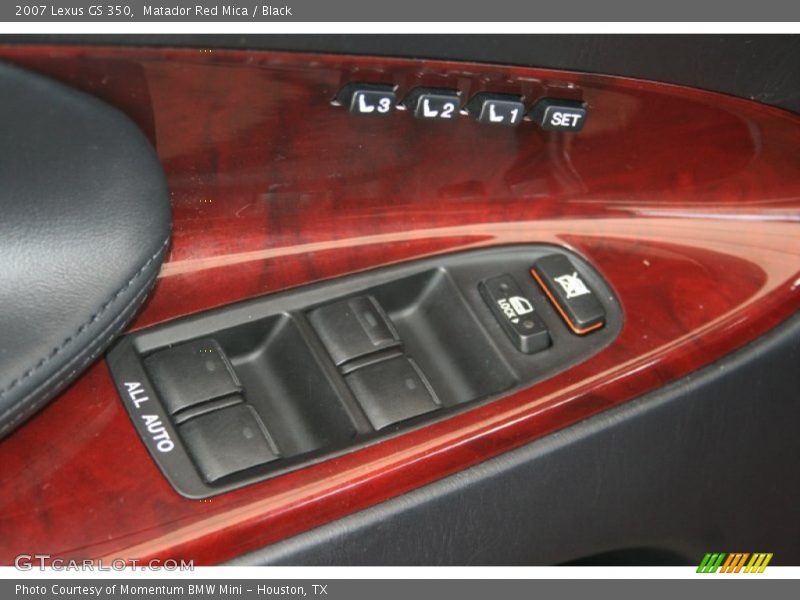 Matador Red Mica / Black 2007 Lexus GS 350