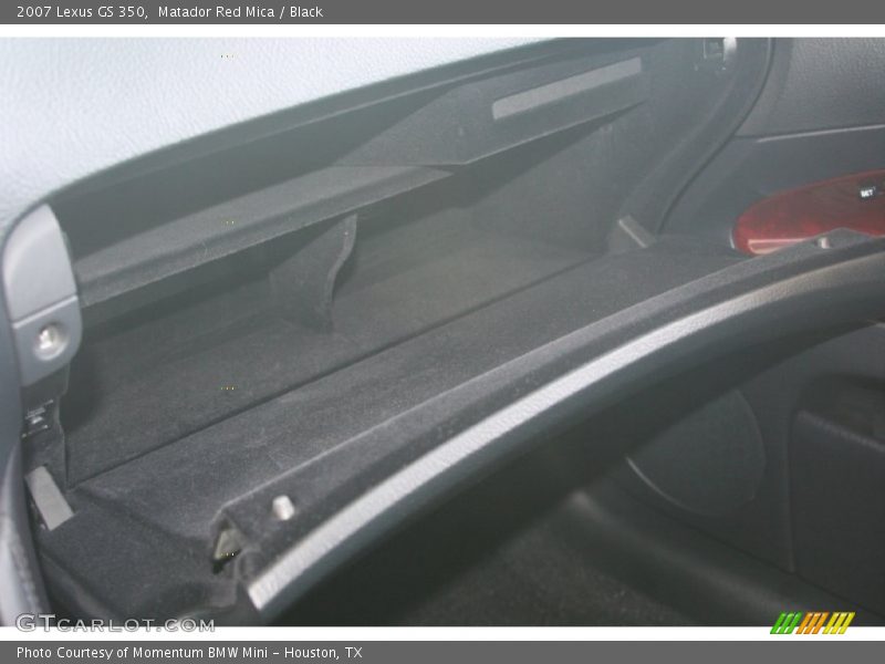 Matador Red Mica / Black 2007 Lexus GS 350