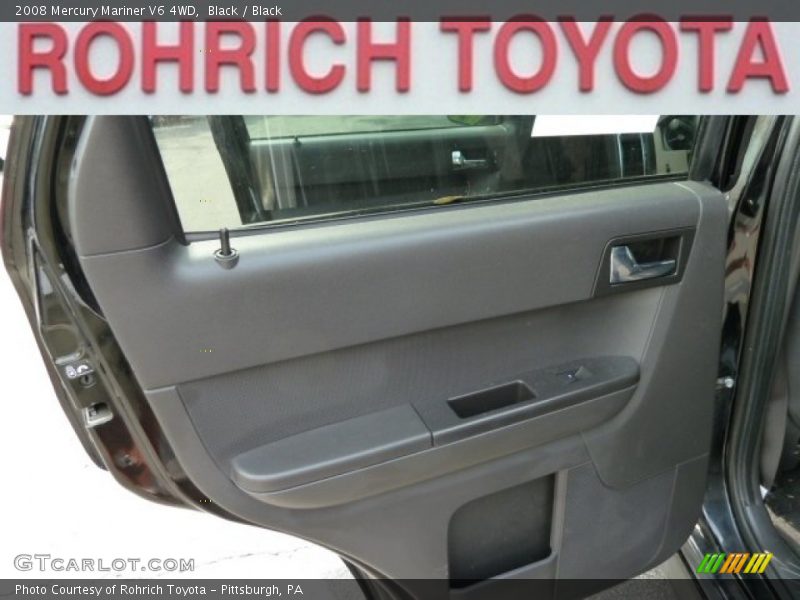 Black / Black 2008 Mercury Mariner V6 4WD