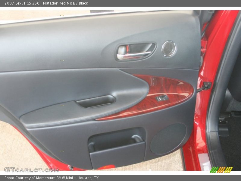 Matador Red Mica / Black 2007 Lexus GS 350