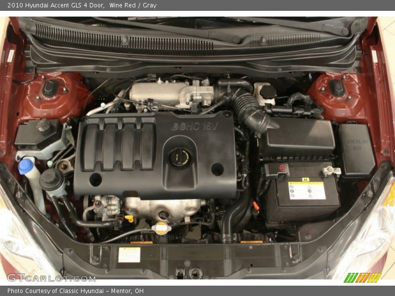  2010 Accent GLS 4 Door Engine - 1.6 Liter DOHC 16-Valve CVVT 4 Cylinder
