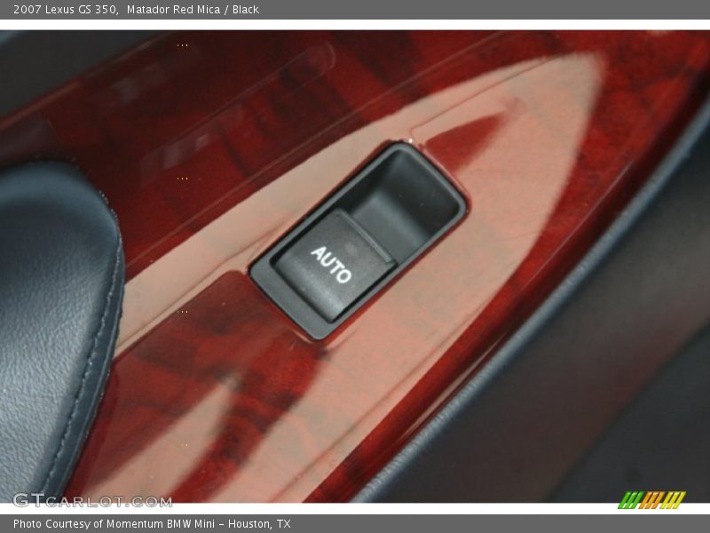 Matador Red Mica / Black 2007 Lexus GS 350