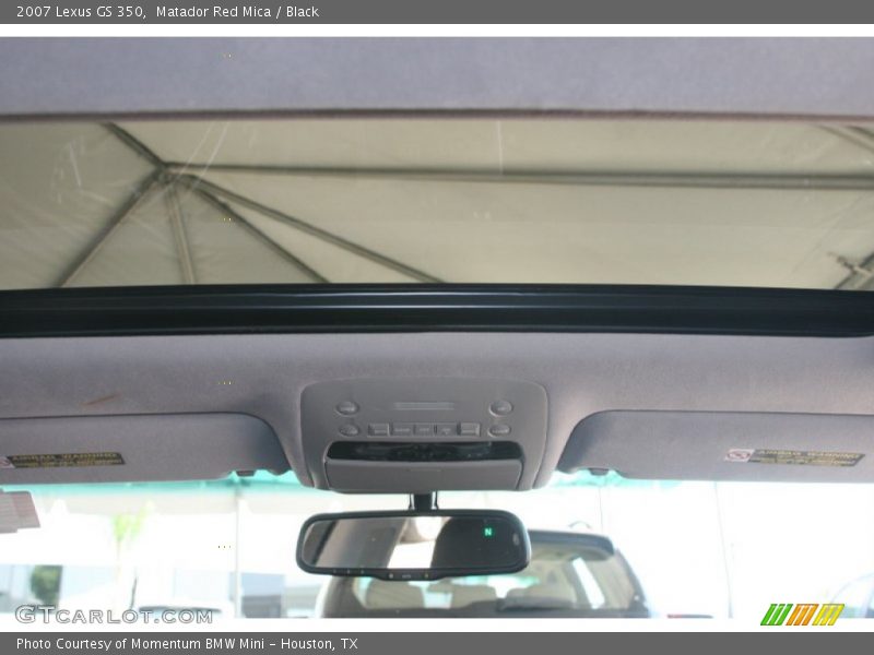 Matador Red Mica / Black 2007 Lexus GS 350