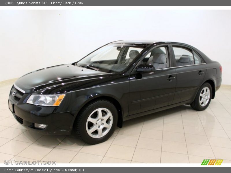 Ebony Black / Gray 2006 Hyundai Sonata GLS