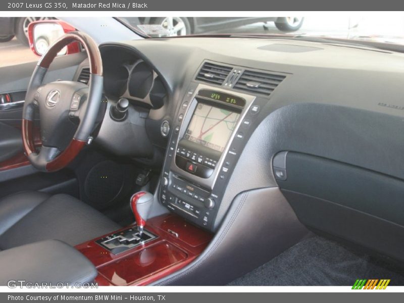Matador Red Mica / Black 2007 Lexus GS 350
