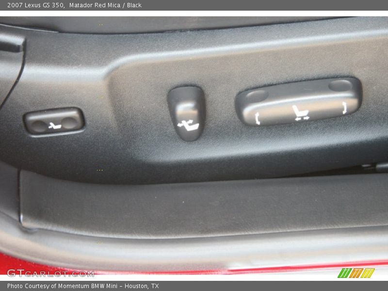 Matador Red Mica / Black 2007 Lexus GS 350