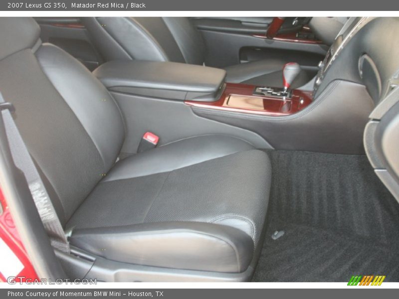 Matador Red Mica / Black 2007 Lexus GS 350