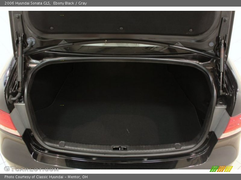Ebony Black / Gray 2006 Hyundai Sonata GLS