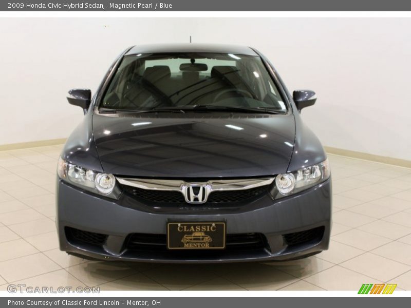 Magnetic Pearl / Blue 2009 Honda Civic Hybrid Sedan