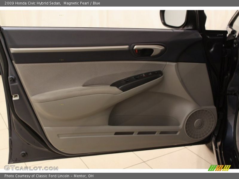 Magnetic Pearl / Blue 2009 Honda Civic Hybrid Sedan